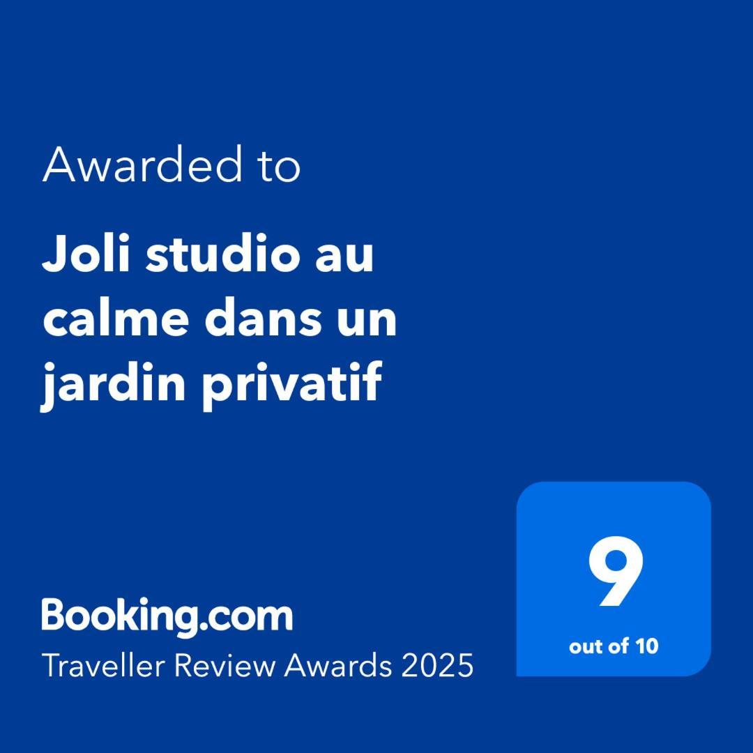 Joli Studio Au Calme Dans Un Jardin Privatif Уистреам Экстерьер фото